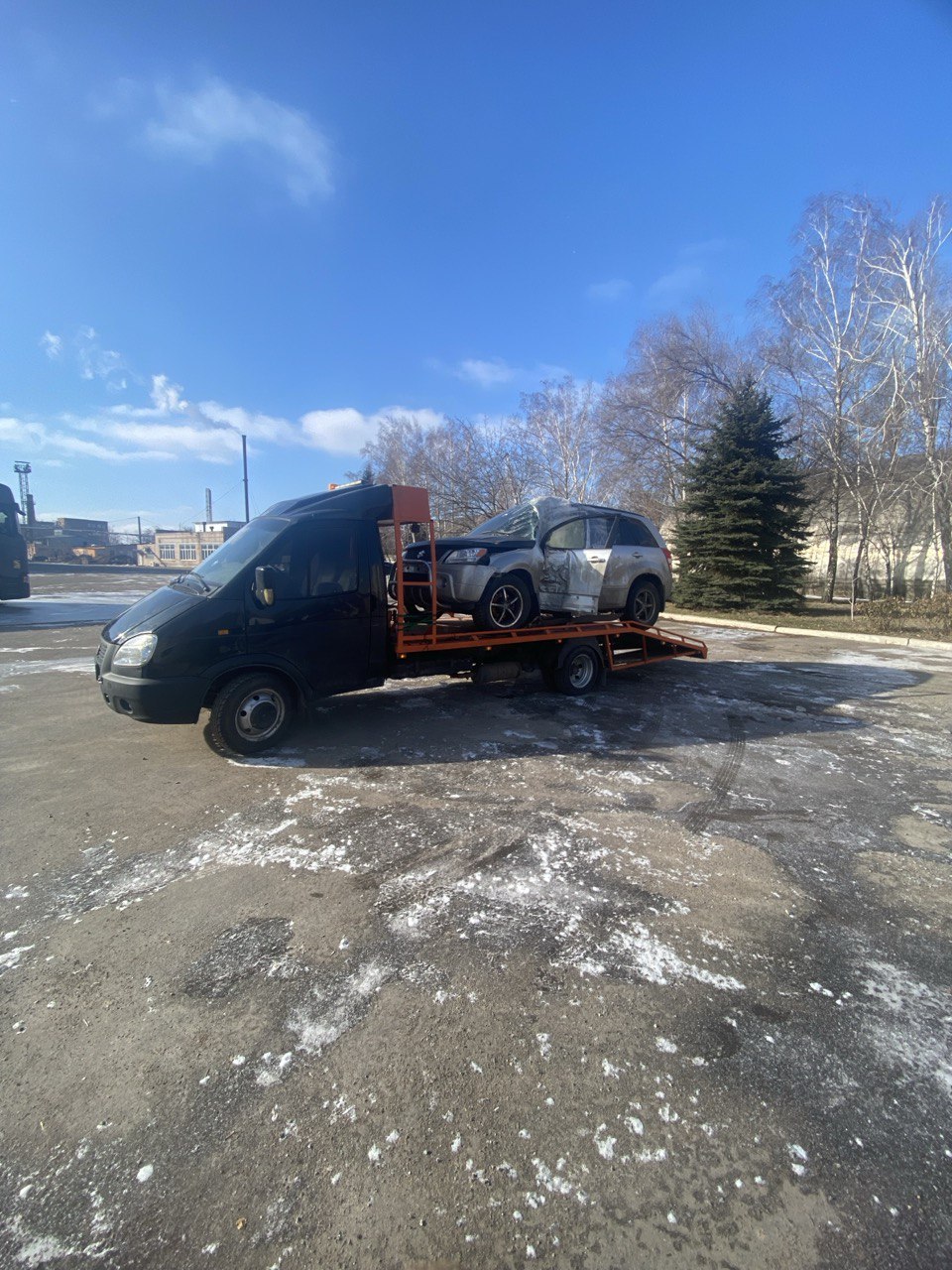 Евакуація авто після ДТП